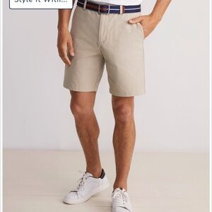 Vineyard Vines men's On-The-Go Performance shorts.
